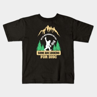 Disc Golf bigfoot Kids T-Shirt